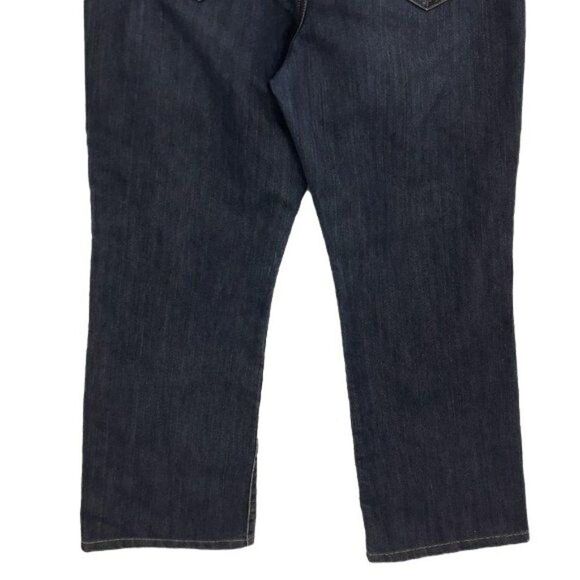 Chico's Jeans Platinum Radiant High Rise Straight Leg  Dark Wash Sz 2.5 = 14 - Picture 7 of 9